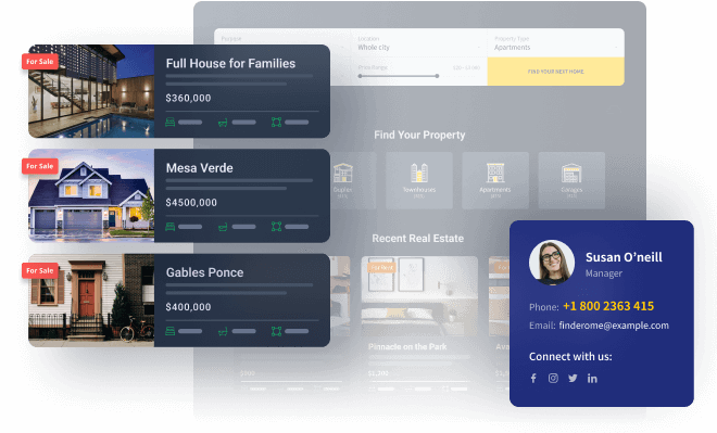 findero dynamic template